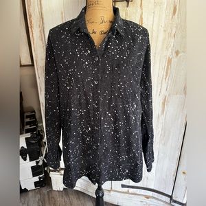 Madewell ex boyfriend shirt in Star print